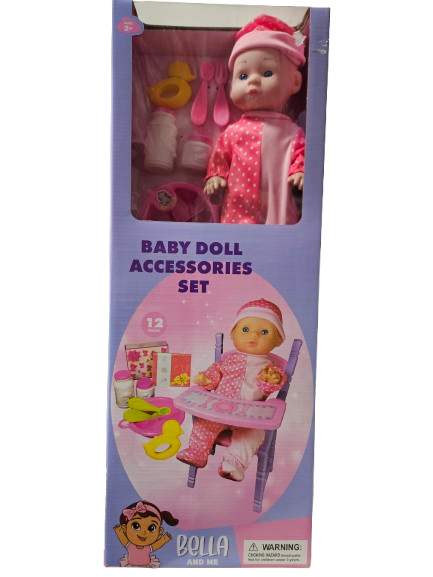 KK13038 - Bella And Me Baby Doll Accessory Set