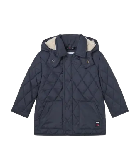 2440 - Mayoral Quilted Jacket Removable Hood Cadiz Boutique, Inc.