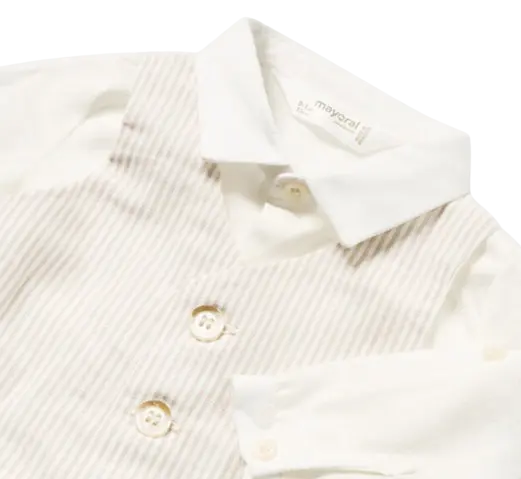 1220 - Mayoral Linen Short Set Cadiz Boutique, Inc.