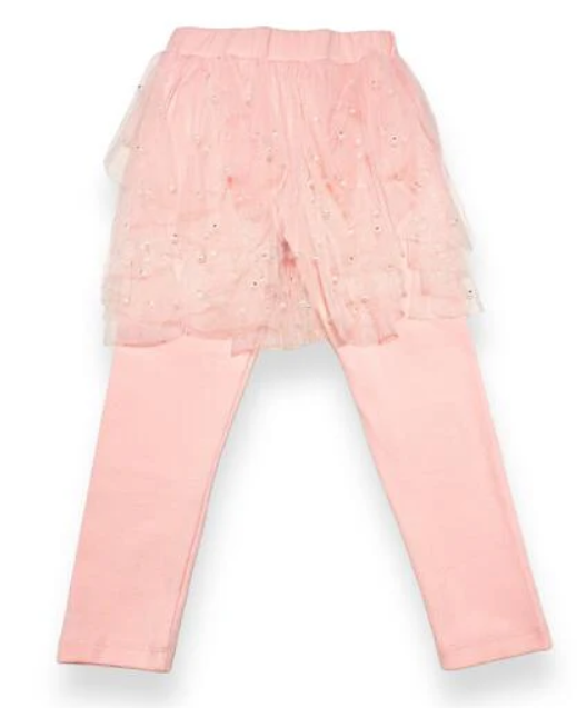 12357 - Lace & Pearl Accents Top & Pant Set
