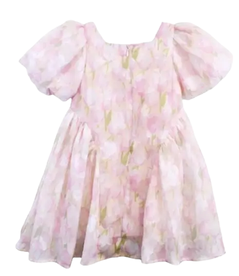 15088 - Doe A Deer Purple English Floral Dress Cadiz Boutique, Inc.