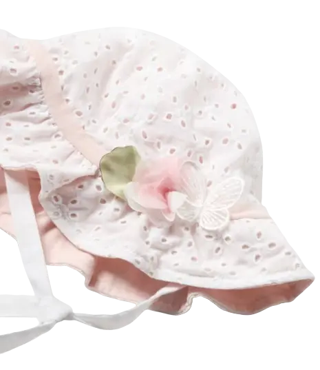 1605 - Mayoral Dungaree Style Romper with Hat Cadiz Boutique, Inc.