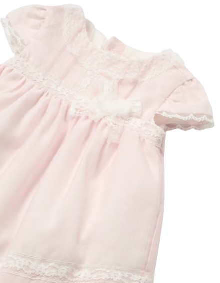 1821 - Mayoral Chiffon Dress And Bloomer Set