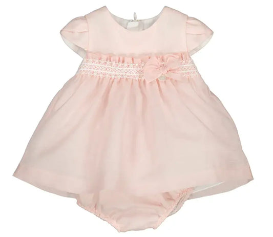 1822 - Mayoral Nude Pink Baby Girls Dress Cadiz Boutique, Inc.