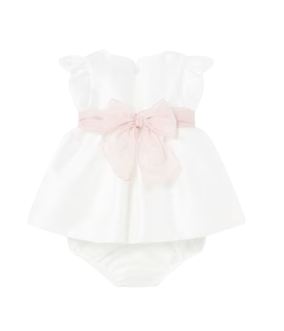 1823 - Mayoral Mikado Dress And Bloomer Set