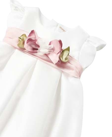 1823 - Mayoral Mikado Dress And Bloomer Set
