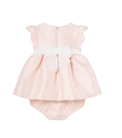 1823 - Mayoral Mikado Dress And Bloomer Set