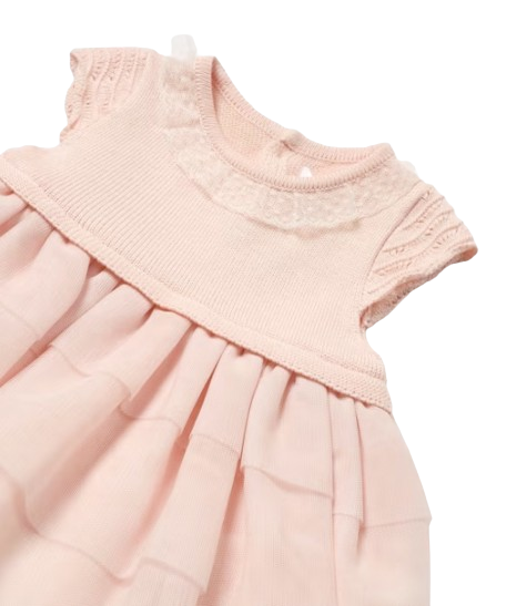 1825 - Mayoral Dress And Bloomer Set
