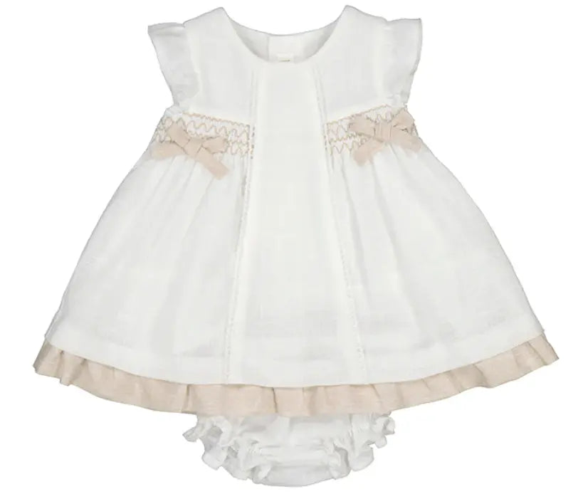 mayoral ivory dress Mayoral Girls Ivory Embroidered Dress