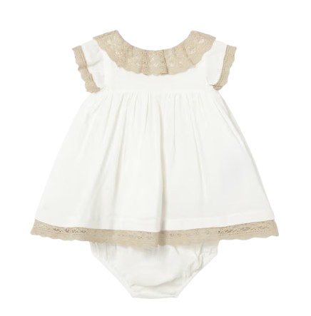 1888 - Newborn Girl Dress with Bloomers (Mayoral) B