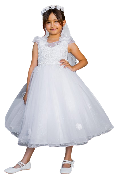 2018 - Crystal Tulle Cap Sleeve