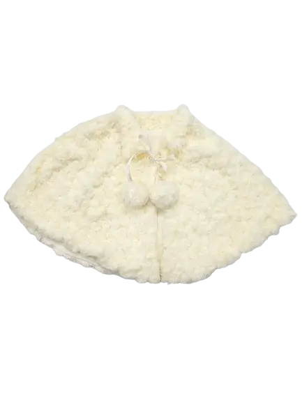 PCISS - Shawl with pom poms Cadiz Boutique, Inc.