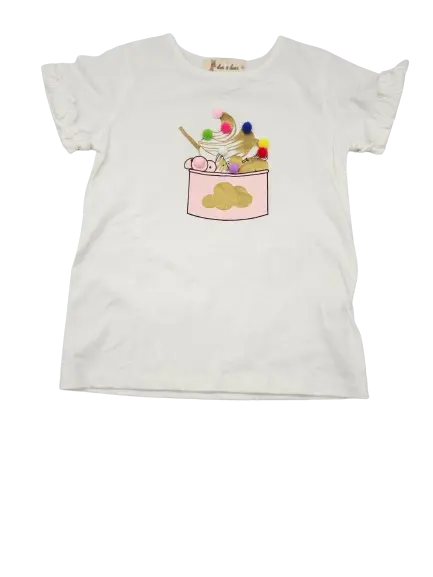 81255 - Doe A Deer Yogurt & Poms Tee Cadiz Boutique, Inc.
