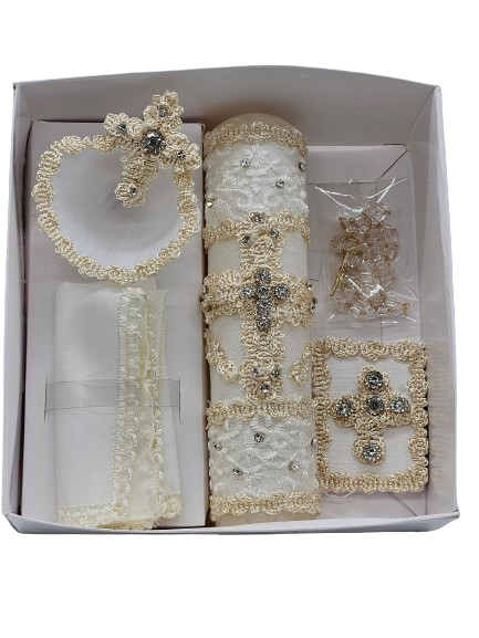 BAP43 - Baptismal Candle Set