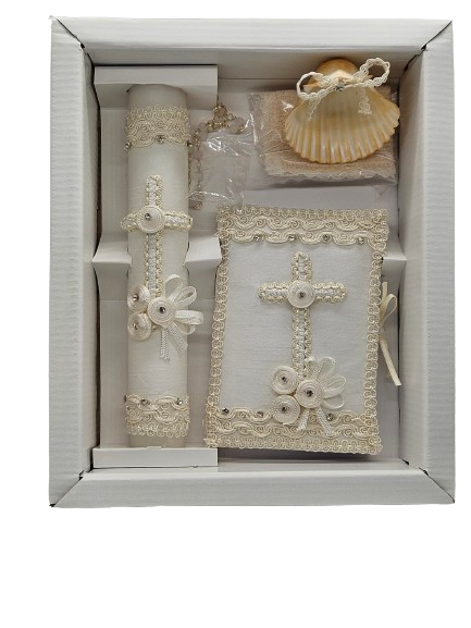 BAP48 - Baptism Candle Set