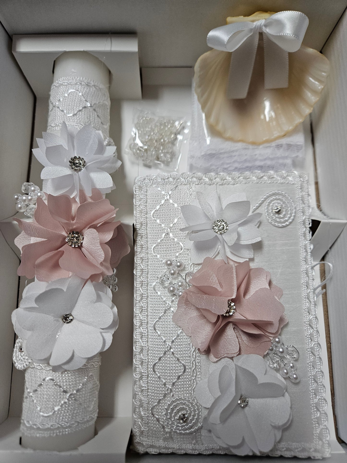 HB49- Baptism Candle Set