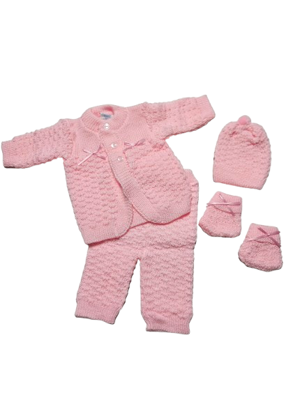 KNS25P - Knit Set Pink