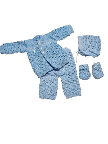 KNS25B - Knit Set Blue