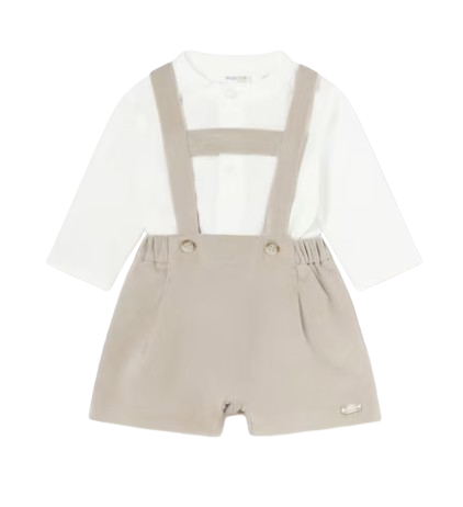 2248 - Newborn Bodysuit and Dungarees Set