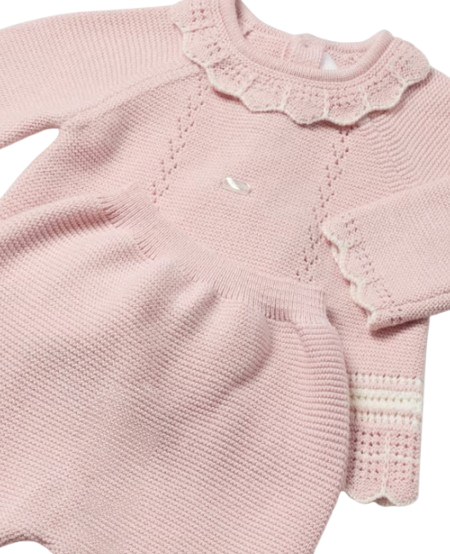 2501PA - Newborn Knit Sweater and Footed Pant Set