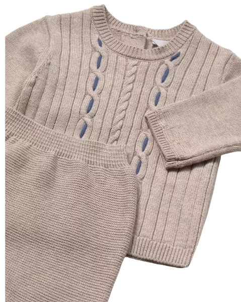 2503M - Newborn Girl 3-Piece Knit Set (Mayoral)3