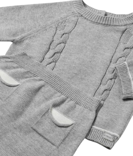 02511G - Newborn 3 Piece Knit Set
