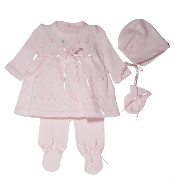 KR2512 - Newborn Take Me Home Set -Flower Girl