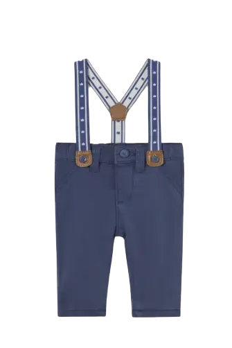 2515 - Mayoral Newborn Baby Pants With Suspenders Cadiz Boutique, Inc.
