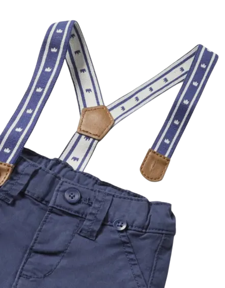 2515 - Mayoral Newborn Baby Pants With Suspenders Cadiz Boutique, Inc.