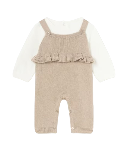 2608 - Newborn Girl 3 Piece Knit Set