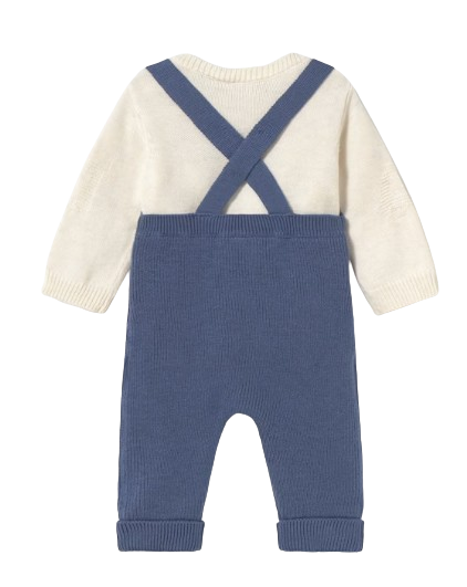 2646 - Newborn Boy 2-Piece Dungaree Set (Mayoral)