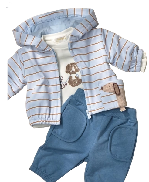 2671 - Newborn Boy Tracksuit with T-Shirt (Mayoral)5