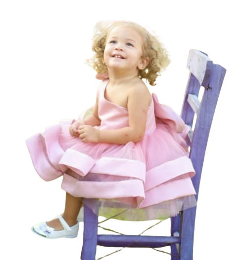 27356 - Blush Flower Girl Dress Satin Dress