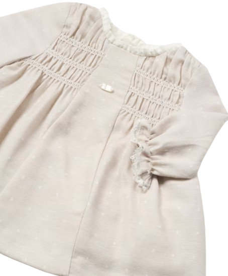 2882 - Newborn Girl Smocked Dress