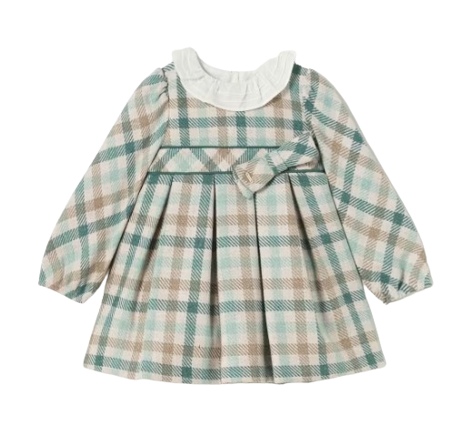 4914 - Girl Checked Dress