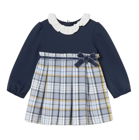 2910 - Baby Checked Combined Dress