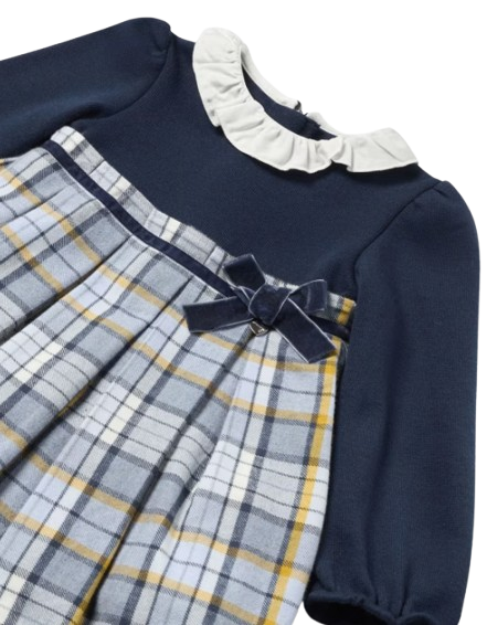 2910 - Baby Checked Combined Dress