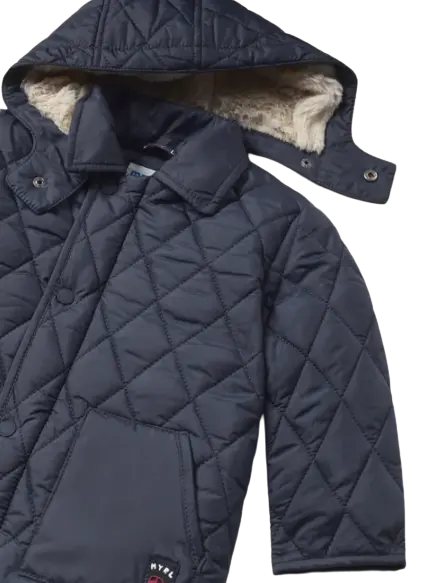 2440 - Mayoral Quilted Jacket Removable Hood Cadiz Boutique, Inc.