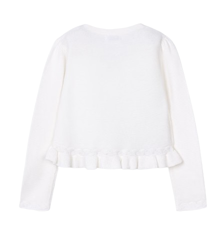 3374 - Knit Cardigan with Braided Details