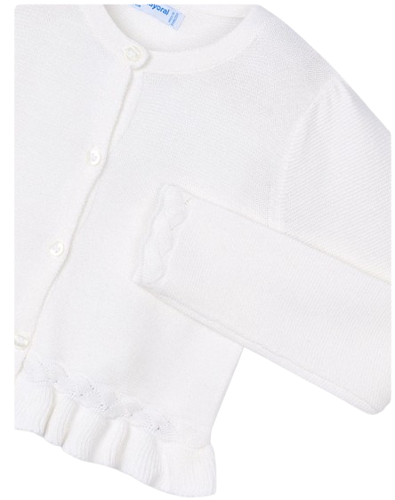 3374 - Knit Cardigan with Braided Details