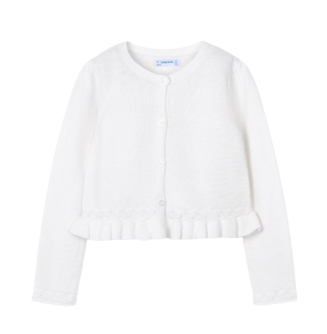 3374 - Knit Cardigan with Braided Details