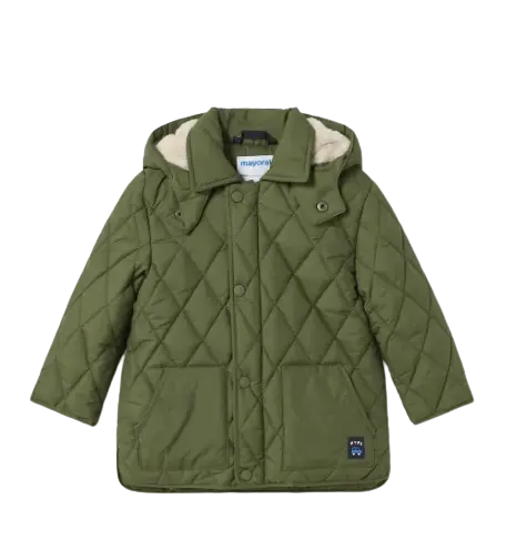 2440 - Mayoral Quilted Jacket Removable Hood Cadiz Boutique, Inc.