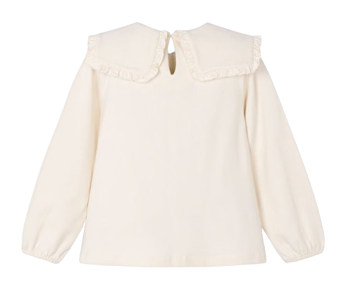4134 - Girl Ruffled Collar Top (Mayoral)