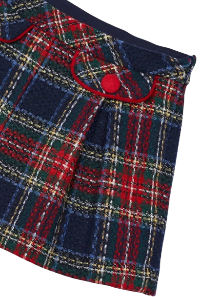 4217 - Girl Plaid Shorts