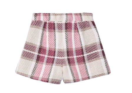 4225 - Girl Plaid Shorts (Mayoral)