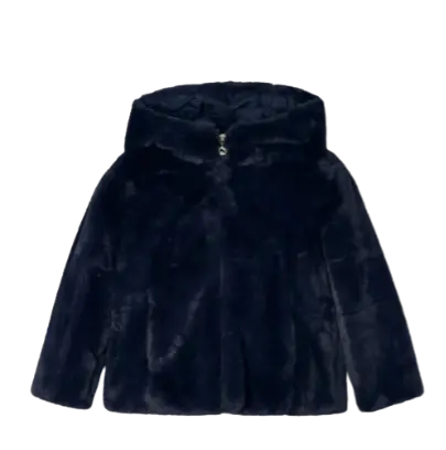 4407 - Mayoral Faux Fur Hooded Coat Cadiz Boutique, Inc.