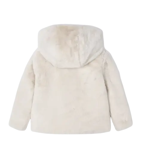 4407 - Mayoral Faux Fur Hooded Coat Cadiz Boutique, Inc.