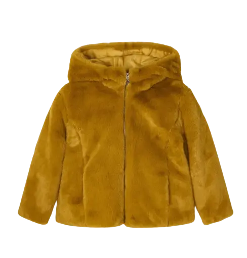 4407 - Mayoral Faux Fur Hooded Coat Cadiz Boutique, Inc.