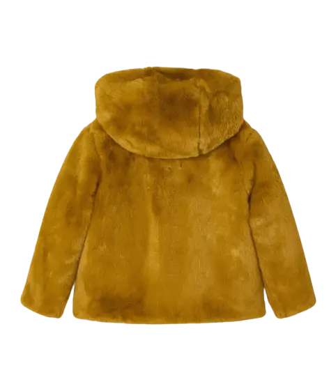 4407 - Mayoral Faux Fur Hooded Coat Cadiz Boutique, Inc.