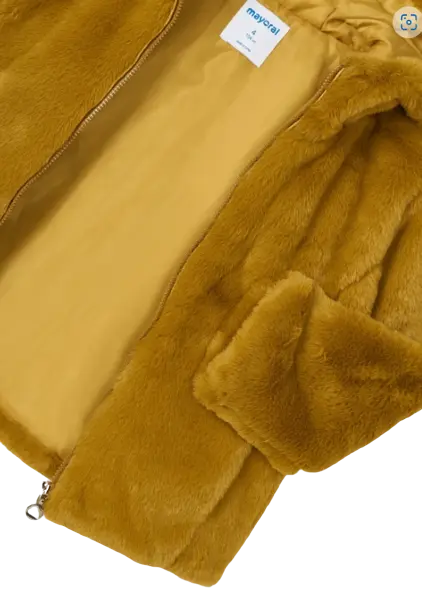 4407 - Mayoral Faux Fur Hooded Coat Cadiz Boutique, Inc.